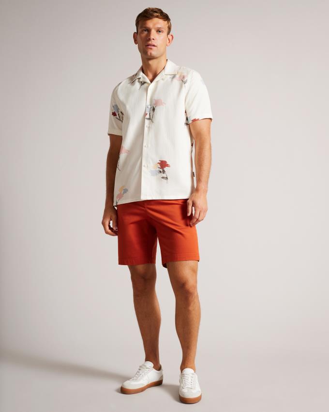 Short Ted Baker Chino Rouge Homme | BIJ-48292541